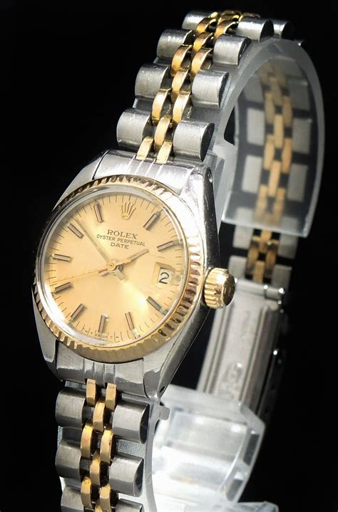 rolex classic oyster 2 tone womens price|rolex oyster perpetual date 15223.